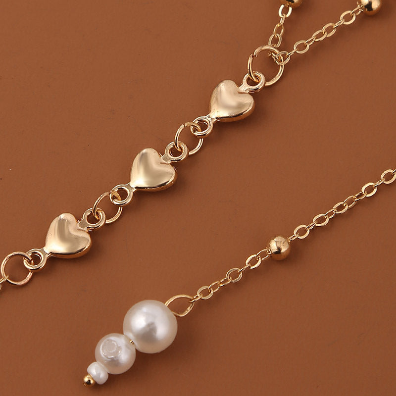Elegant Gold Lariat Body Chain – Adjustable Back & Front Necklace