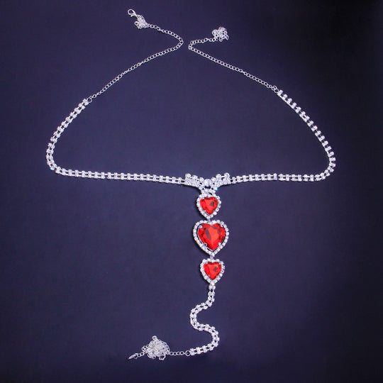 Sexy Body Chain Harness - Adjustable Waist Hip Chain Jewelry