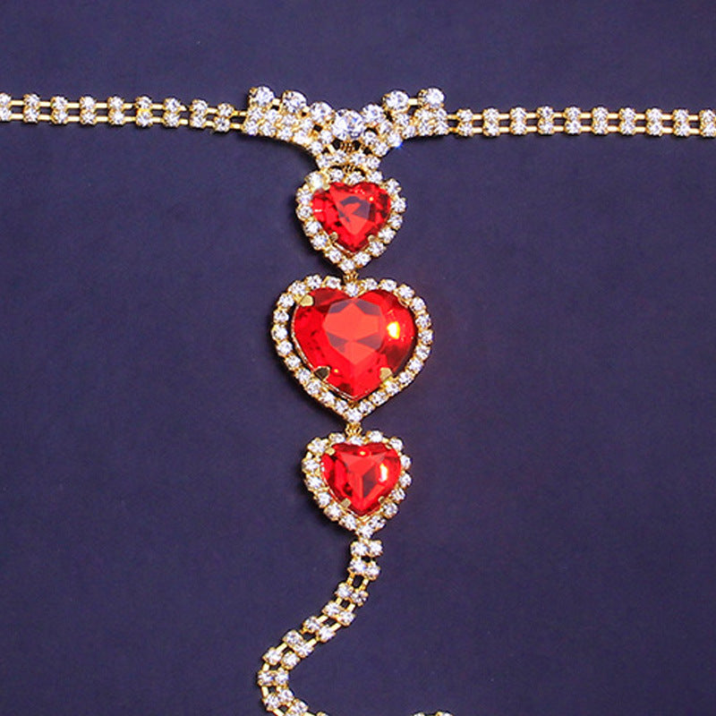 Sexy Body Chain Harness - Adjustable Waist Hip Chain Jewelry