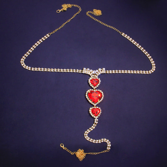 Sexy Body Chain Harness - Adjustable Waist Hip Chain Jewelry