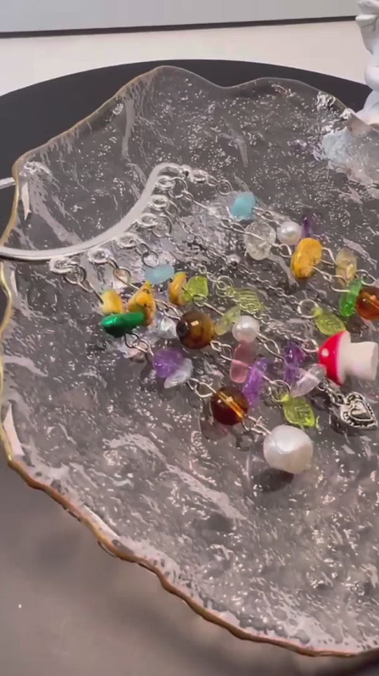 Colorful Drop Earrings - Multi-Color Earrings - Tassel Ear Cuff -  1PC