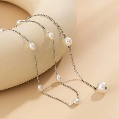 Sexy Pearl Back Chain - Summer Backless Chain - Fine Backdrop Chain