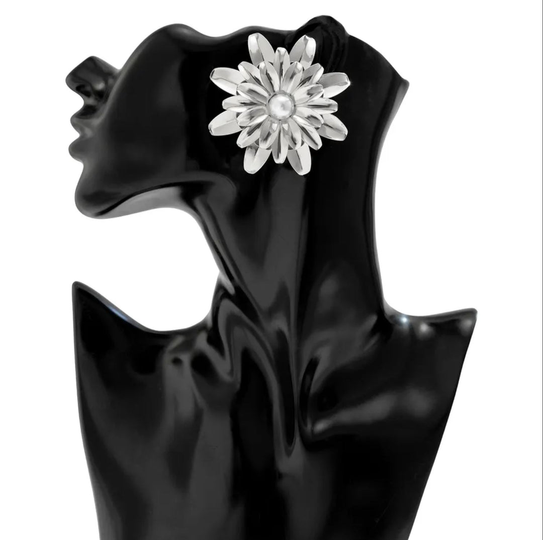 Starburst Earrings – Dangle Pearl Statement Jewelry Gift Set