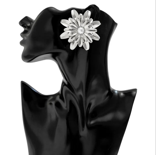 Starburst Earrings – Dangle Pearl Statement Jewelry Gift Set