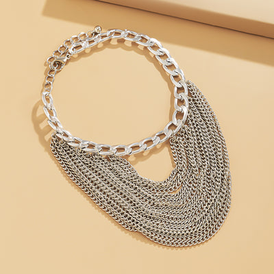 Tassel Ankle Layered High Heel Anklet Shoes Chain - Multilayer Chain High Heel Shoe Simple Foot Ankle