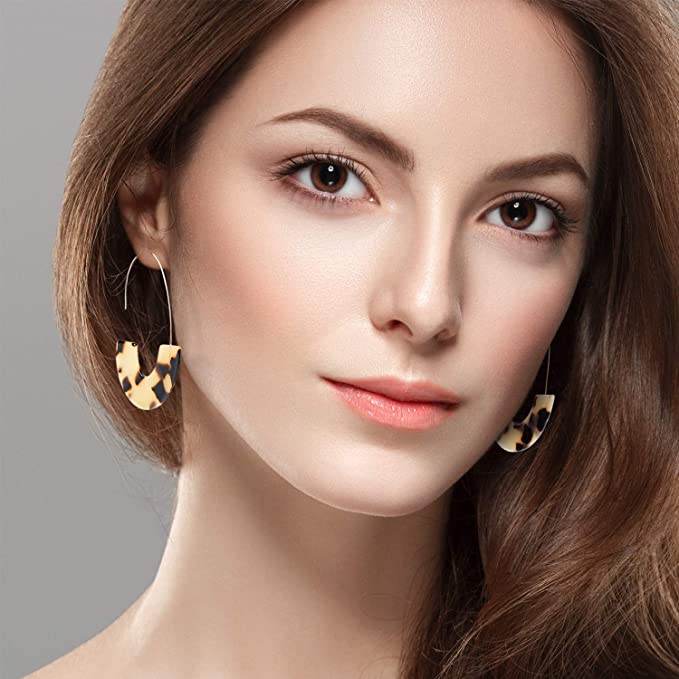 Leopard Bracelet & Earrings Set – 3 Piece Statement Jewelry