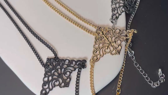 Rivet Tassel Finger Chain Bracelet - Hand Jewelry