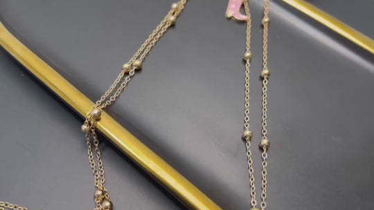 Boots & Beyond Crystal Chain - 2 Tier Leg Statement Piece