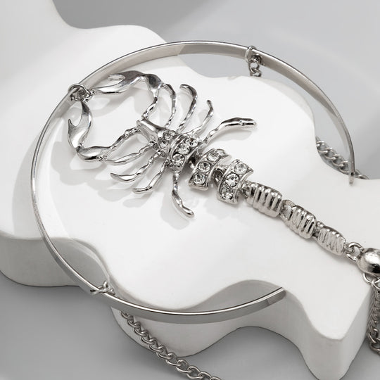 Bold Scorpion Arm Cuff - Statement Upper Arm Bracelet