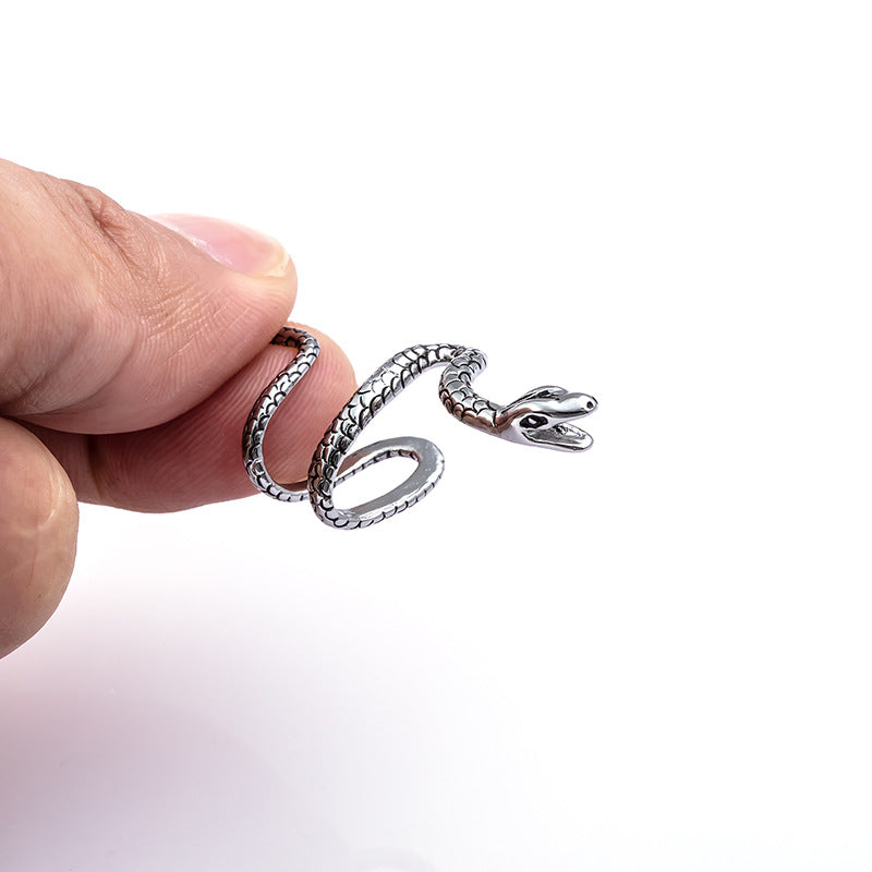 Snake Ear Cuff – Single Non-Piercing Gothic Statement Earring