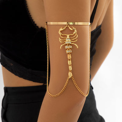 Scorpion Arm Cuff | Scorpion Arm Harness | Scorpion Arm Bracelet | Scorpion Armband | Scorpion Arm Chain