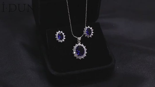 Cubic Zircon 3 Piece Set – Necklace, Earrings & Ring Luxury