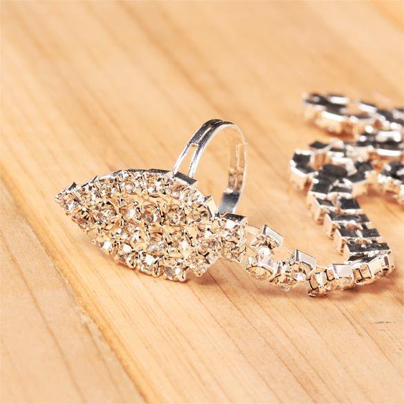 Flower Crystal Barefoot Sandal - Single Bridal Beach Wedding