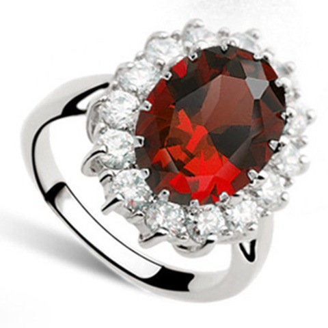 3 Pcs Cubic Zircon Pendant Necklace Luxury Set | Cubic Zircon Pendant | Oval Engagement Ring | Bridesmaid Necklace | Multi Stone Ring