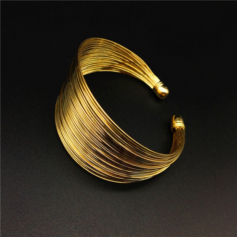 4 Pcs Dubai Necklace Ring Bracelet Earrings Jewelry Set - Wedding Jewelry Set