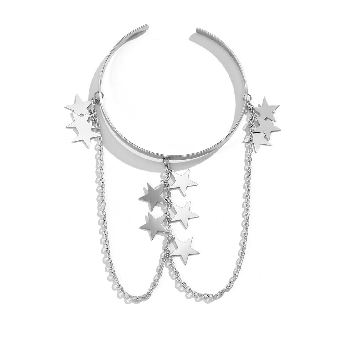 Sparkly Star Upper Arm Chain - Adjustable Bridal Arm Bracelet