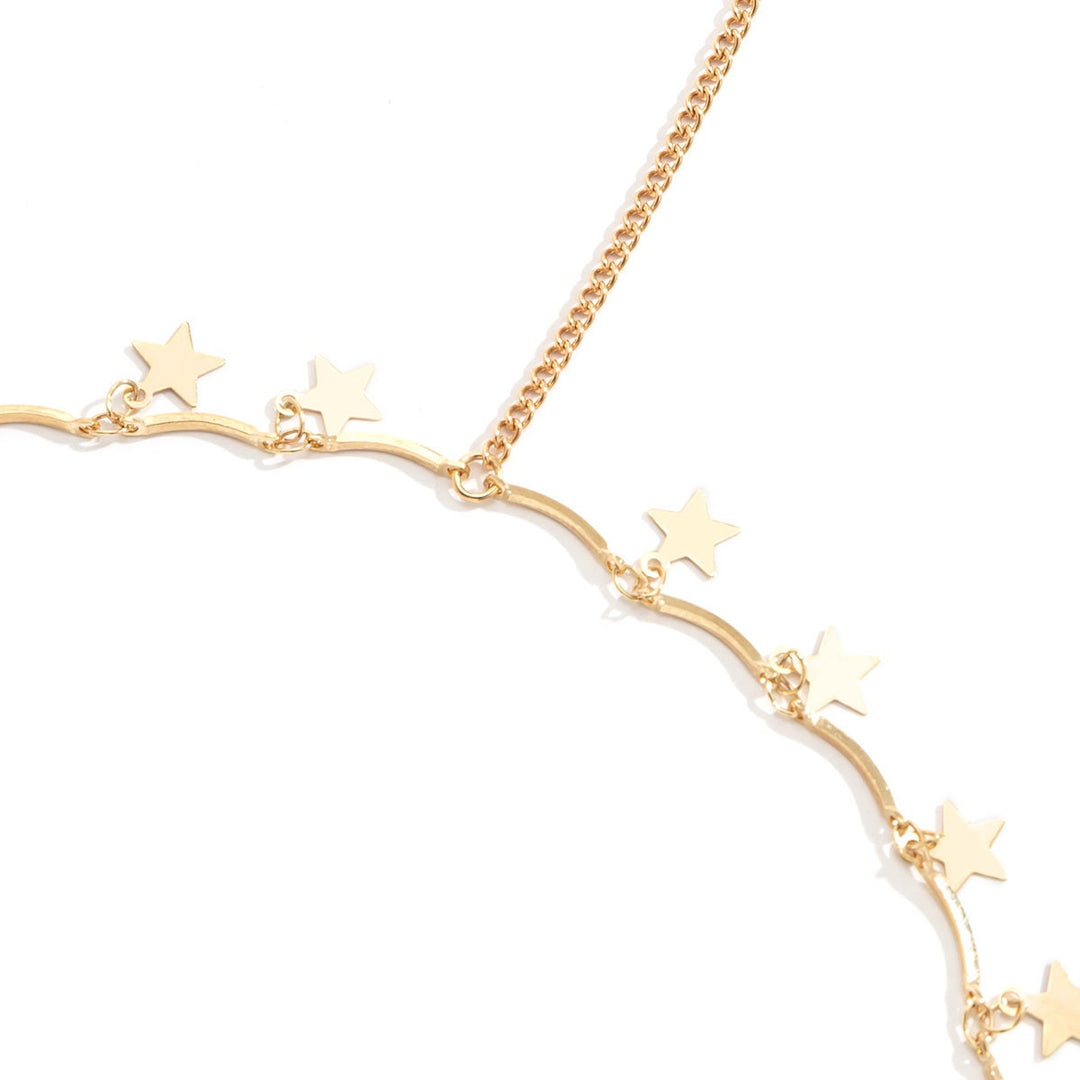 Star Charm Thigh Chain - Celestial Double Layer Leg Jewelry