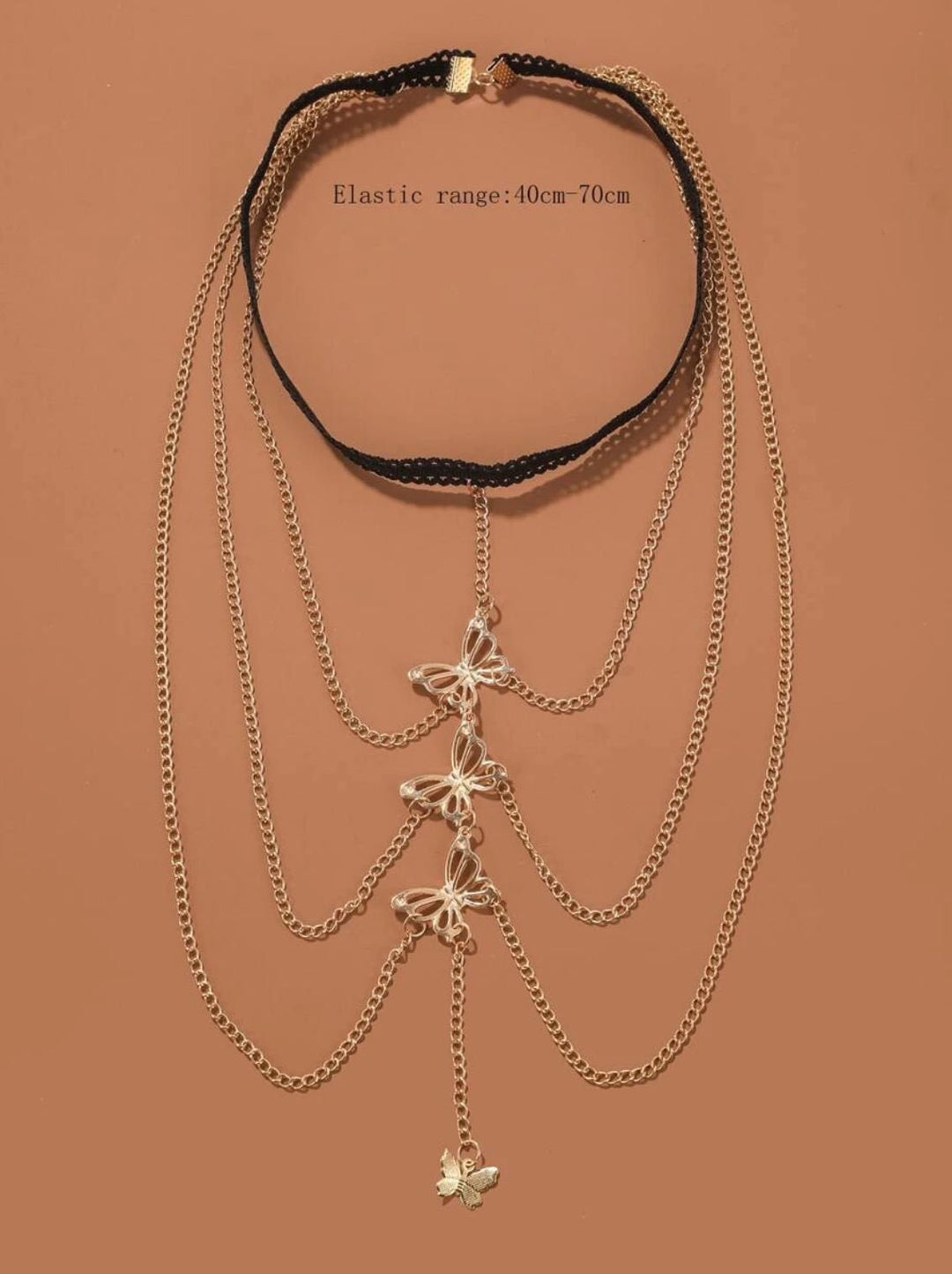 Women sexy Butterfly leg Chain - Cascading Thigh Body Jewelry
