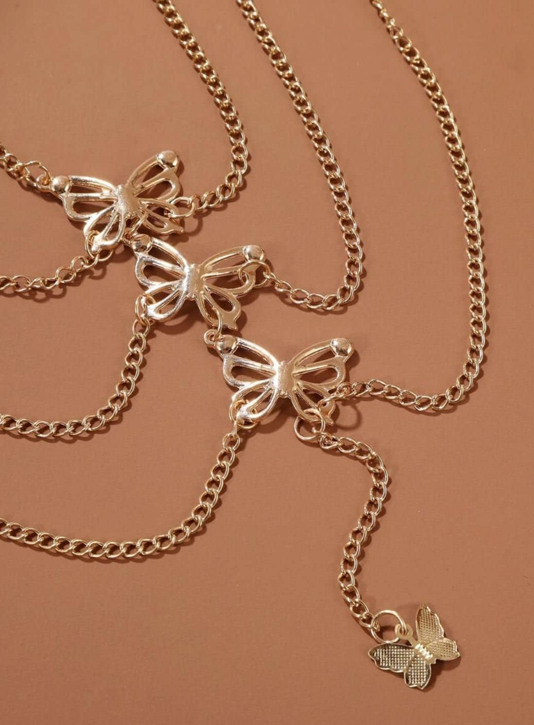 Women Sexy Body Chain Butterfly Leg Chain | Women Leg Chain | Butterfly Leg Chain | Gold & Silver Leg Chain | Butterfly Charm Chain | Thigh Chain