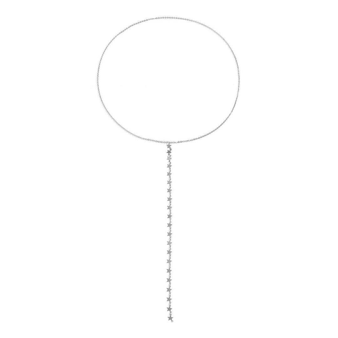 Star Back Summer Body Chain - Bridesmaid Backless Chain - Open Back Necklace
