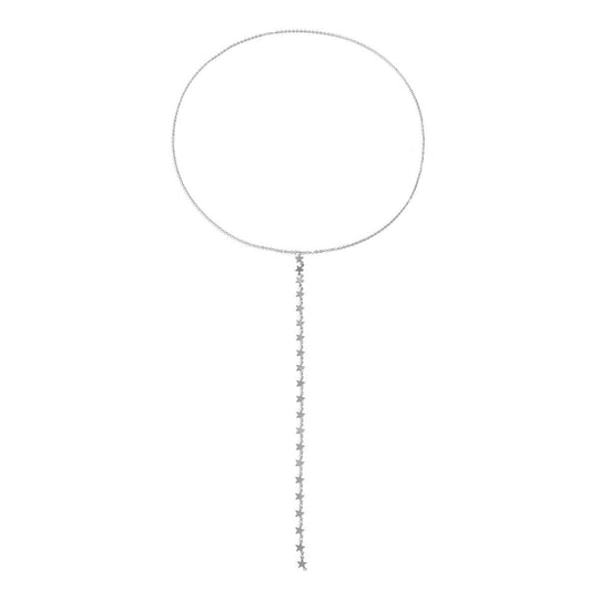 Star Back Summer Body Chain - Bridesmaid Backless Chain - Open Back Necklace
