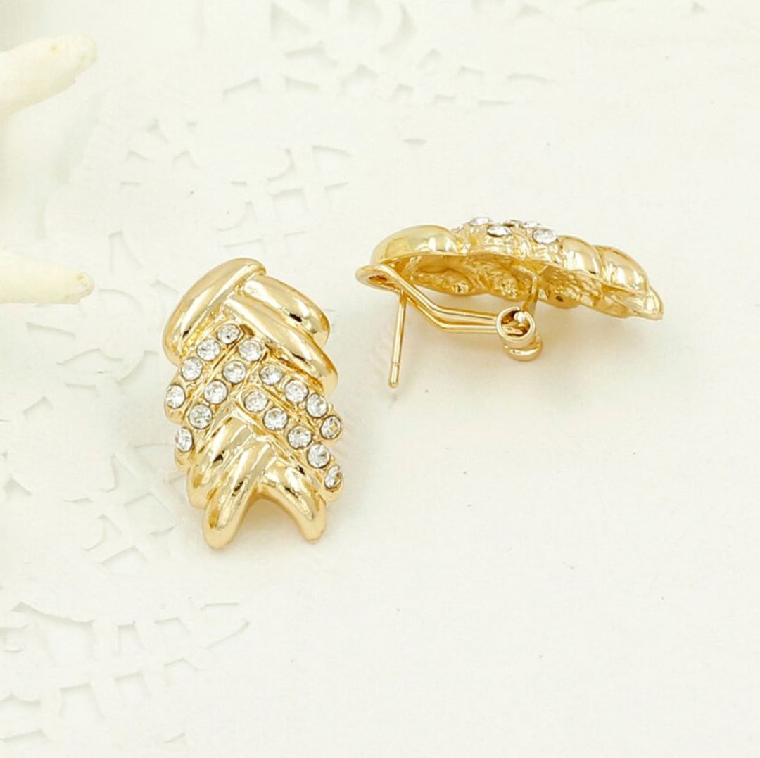 Vintage Gold Bridal Jewelry Set 4PCS - Bridal & Bridesmaid Gift