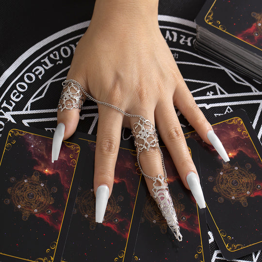 Elegant Hand Chain Bracelet - Single Finger Ring Harness Chain